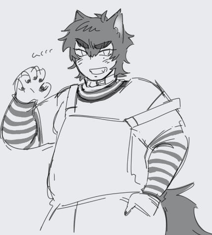 Thighs up, sketch